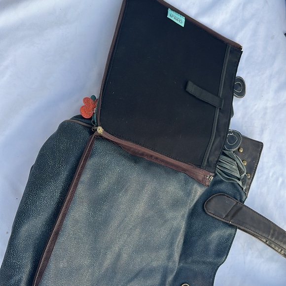 Chala Navy Blue Patriotic Brown Bear Tote Bag - Picture 7 of 11